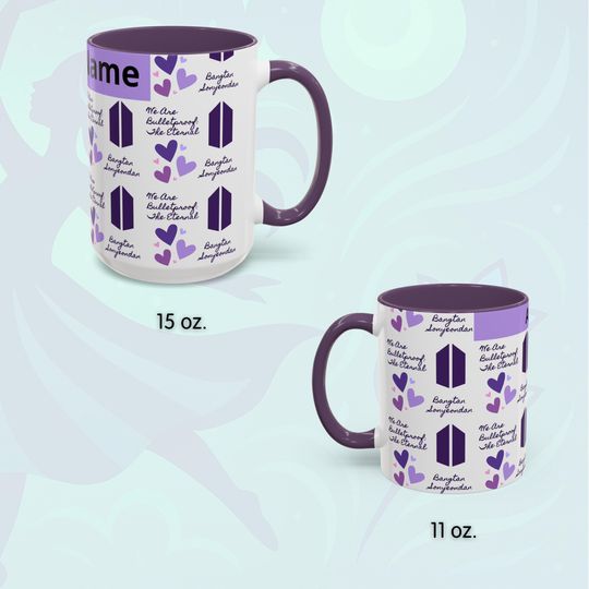 BTS Army Tribute Accent Coffee Mug