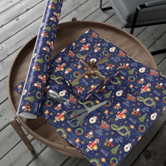 Spirited Away  Anime Wrapping paper | Studio Ghibli Christmas
