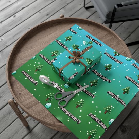 Minecraft , Wrapping paper