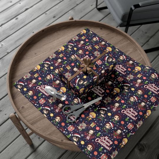 demon Christmas Gift Wrap