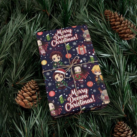 demon Christmas Gift Wrap