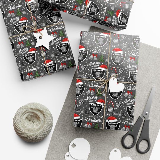 Raiders Gift Wrap Paper | Las Vegas Raiders