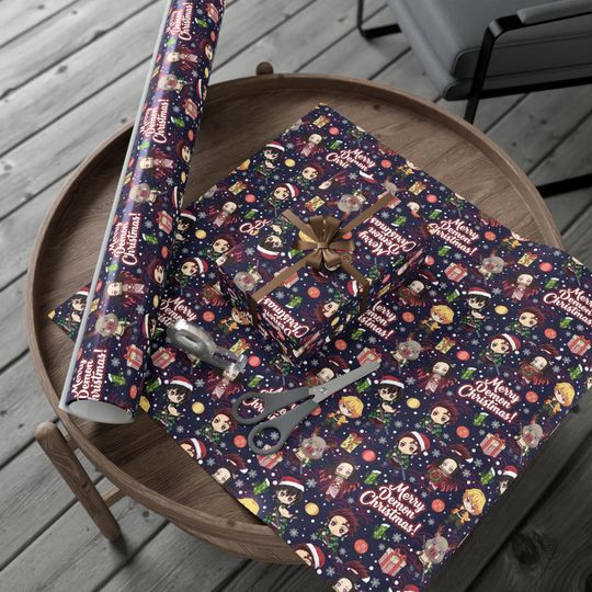 demon Christmas Gift Wrap