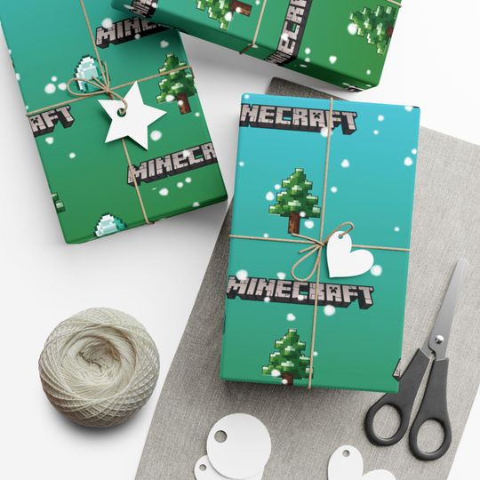 Minecraft , Wrapping paper