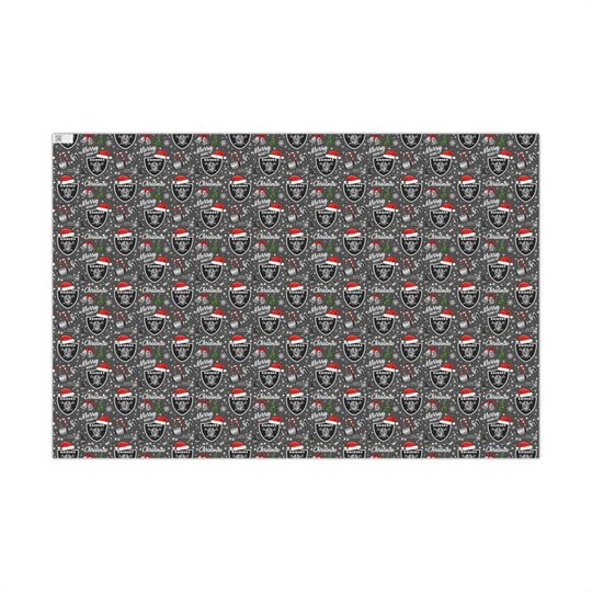 Raiders Gift Wrap Paper | Las Vegas Raiders