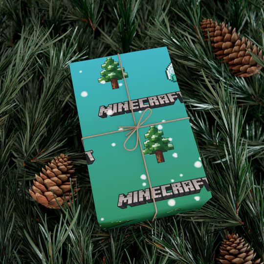 Minecraft , Wrapping paper