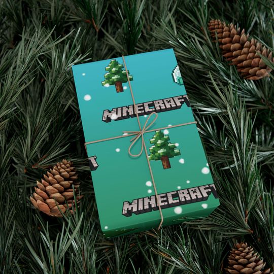 Minecraft , Wrapping paper