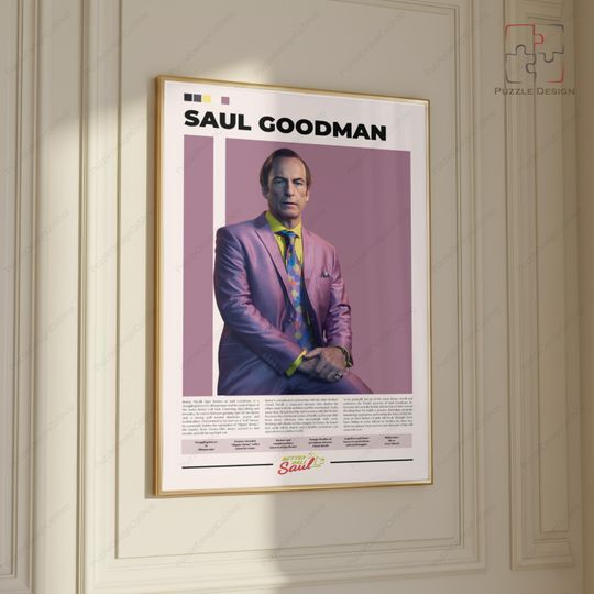 Saul Goodman Poster | Breaking Bad Poster | Better Call Saul Poster | Bob Odenkirk