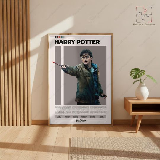Harry Potter Poster Daniel Radcliffe Character Movie Vertical Premium Matte