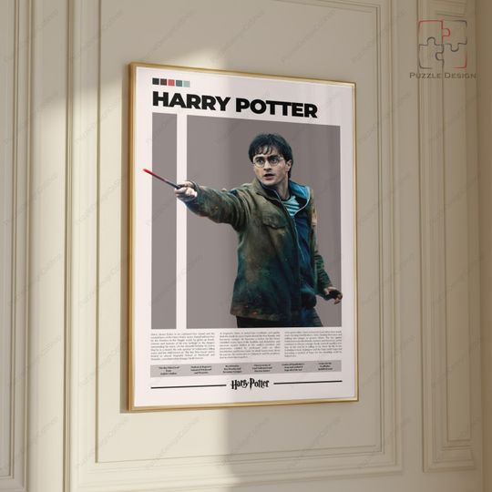 Harry Potter Poster Daniel Radcliffe Character Movie Vertical Premium Matte
