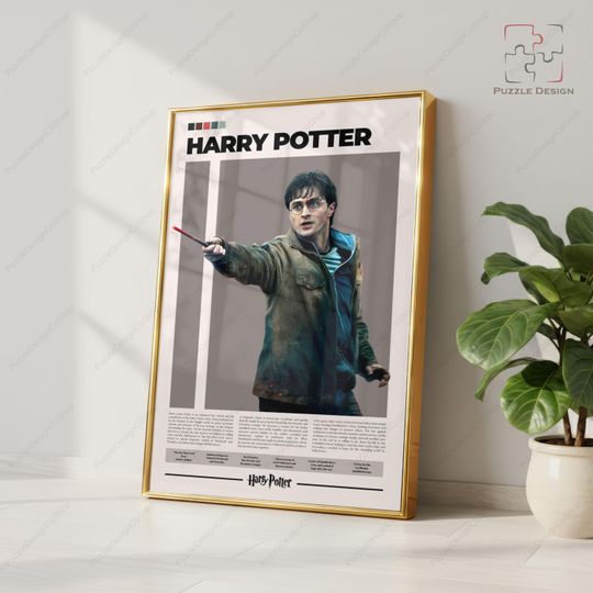 Harry Potter Poster Daniel Radcliffe Character Movie Vertical Premium Matte