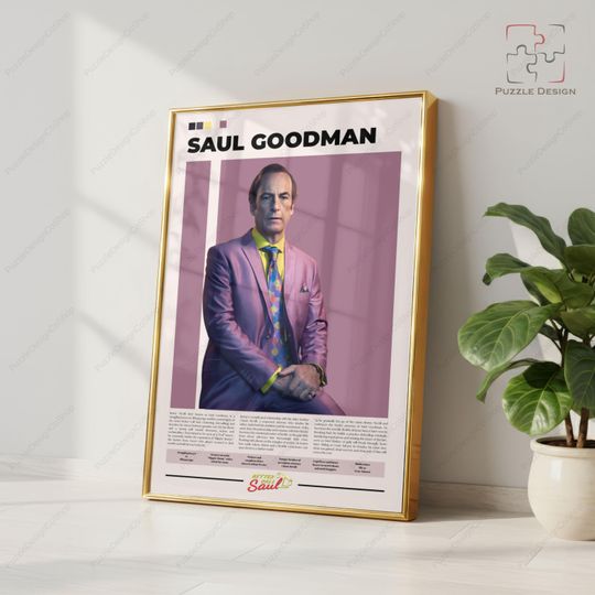 Saul Goodman Poster | Breaking Bad Poster | Better Call Saul Poster | Bob Odenkirk