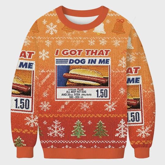 I Got That Dog In Me Christmas Ugly Sweatshirt