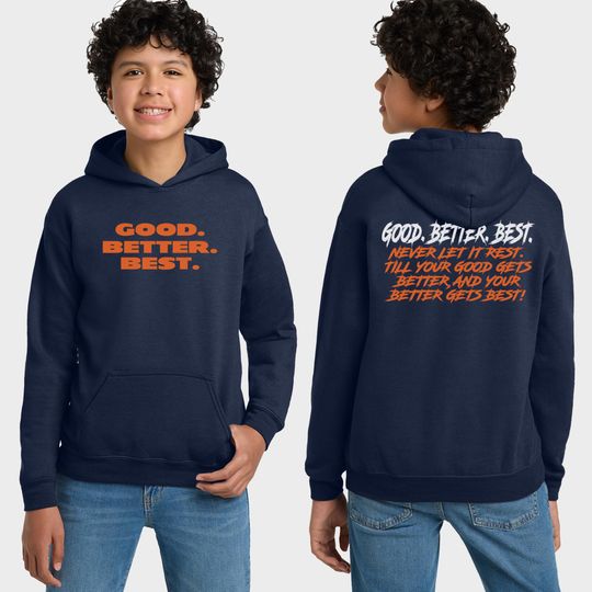 Chicago Football Good Better Best Youth Shirt v2, Bear Down Tshirt, Chicago Football Youth Tee, Boys Gift