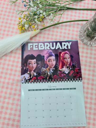 Kpop Demon Hunters 2026 Wall Calendar & Desk Calendar