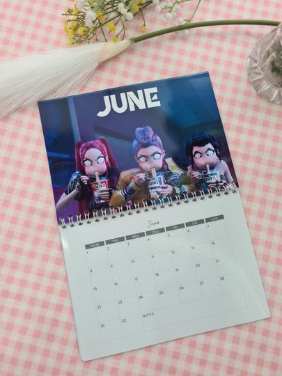 Kpop Demon Hunters 2026 Wall Calendar & Desk Calendar