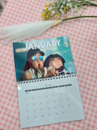 Kpop Demon Hunters 2026 Wall Calendar & Desk Calendar