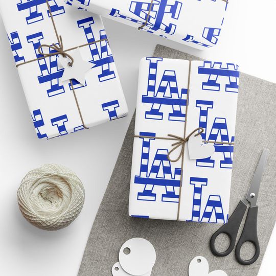 Los Angeles Dodgers Wrapping Paper