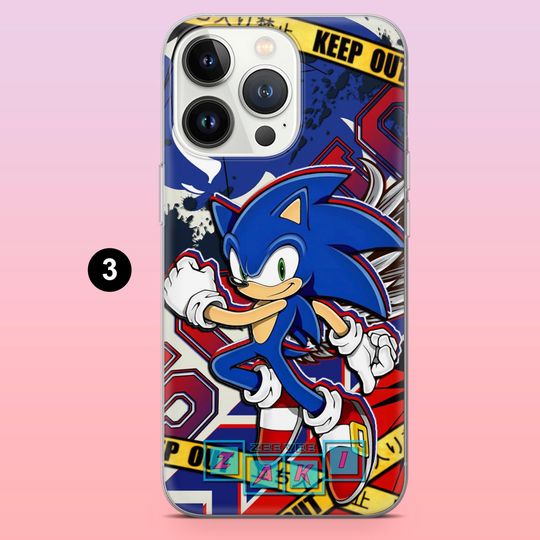 Sonic Hedgehog Phone Case for iPhone 17 Pro/16/15/14/13/12