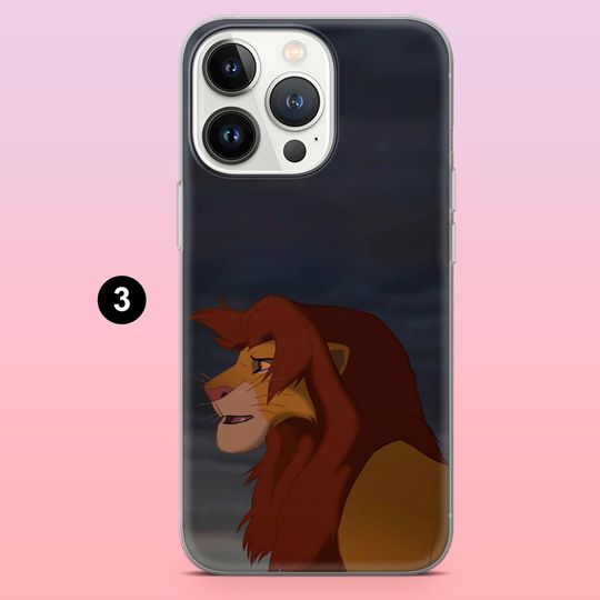 Simba Lion King Disney Phone Case for iPhone 13-17 Pro