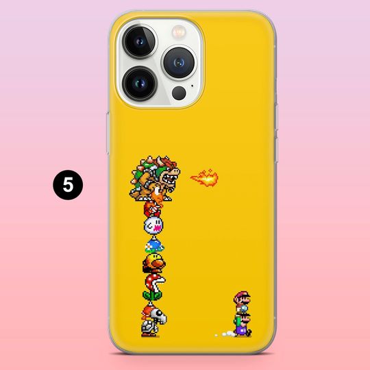 Mario Super Mario Luigi Phone Case for iPhone 12-17