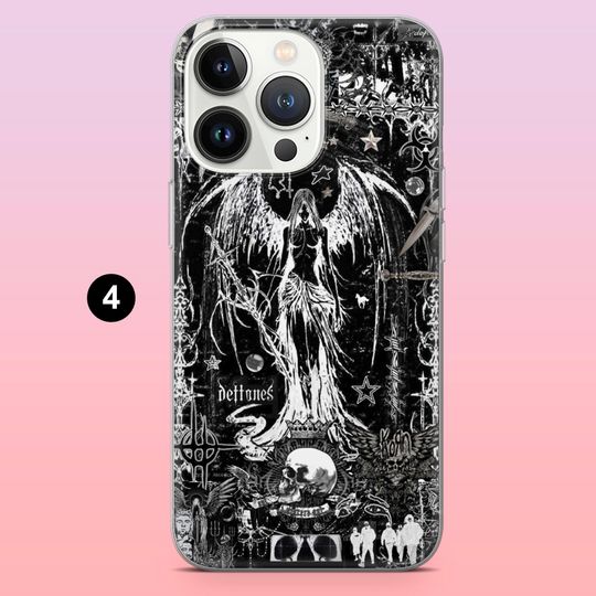 Deftone Gothic Rock Band Phone Case for iPhone 12-17 Pro