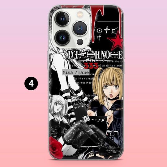Death Notte Anime Phone Case for iPhone 12-17 Pro