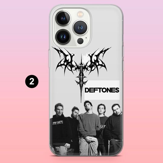 Deftone Gothic Rock Band Phone Case for iPhone 12-17 Pro