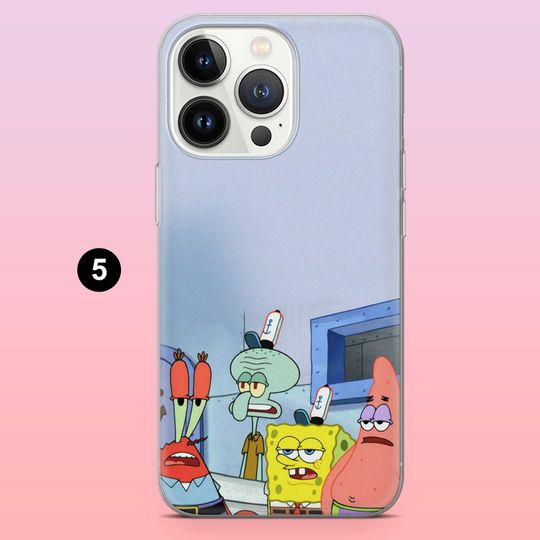 SpongeBob Bikini Bottom iPhone & Samsung Case with Mr. Krabs Design
