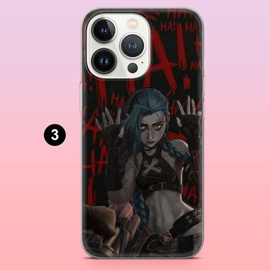 Arcane Jinx Phone Case for iPhone 17 Pro, 16, 15, 14, 13