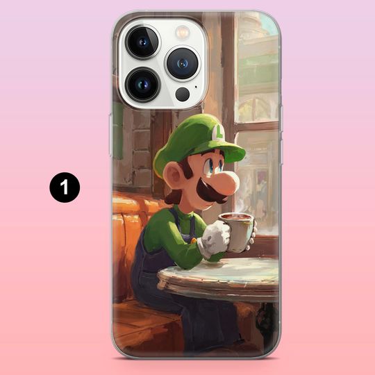 Mario Super Mario Luigi Phone Case for iPhone 12-17