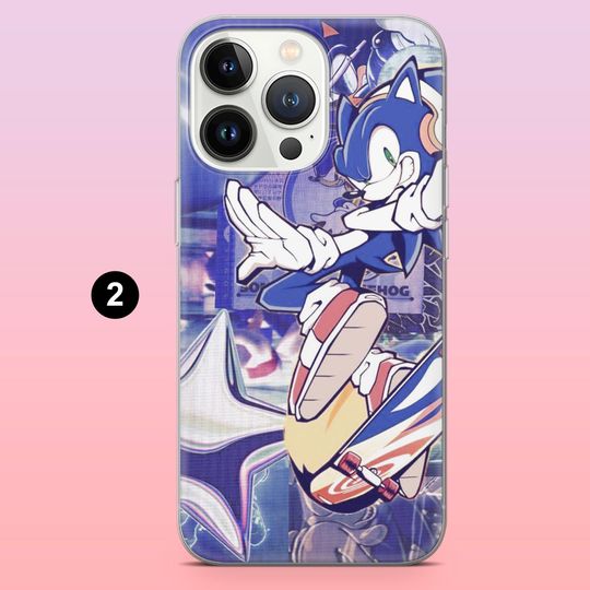 Sonic Hedgehog Phone Case for iPhone 17 Pro/16/15/14/13/12