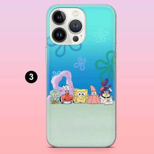 SpongeBob Bikini Bottom iPhone & Samsung Case with Mr. Krabs Design