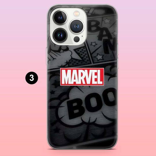 Marvel Avengers Comic Phone Case for iPhone 12-17Pro