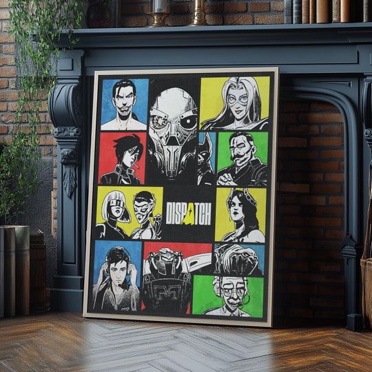 Brutalist Dispatch Poster - Wall Art for Any Room - Hero Textured Print