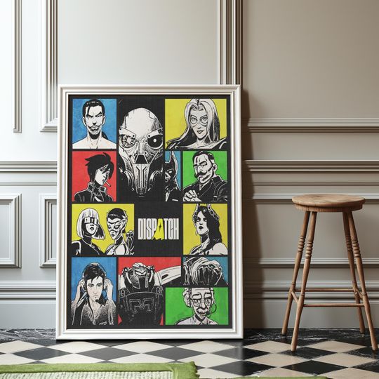 Brutalist Dispatch Poster - Wall Art for Any Room - Hero Textured Print