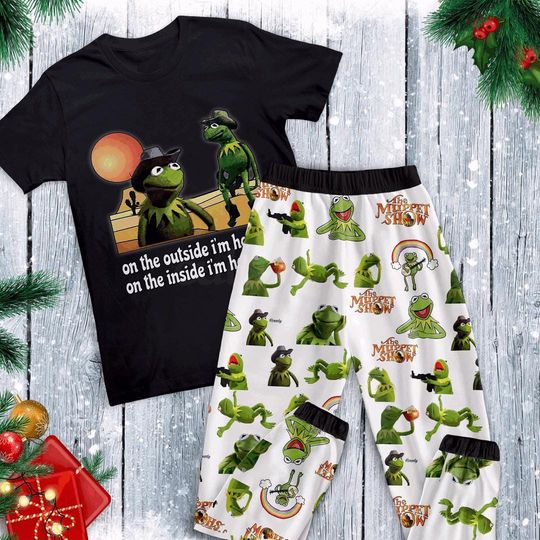 K the frog Pajama Set - Muppets Family PJs