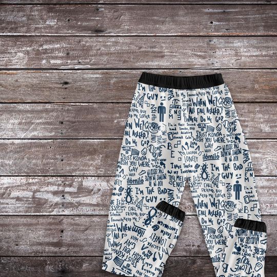 Billie Eilish Sleepwear  Handmade Pajama Set for Fans