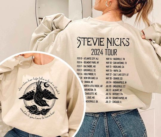 Vintage Stevie Nicks Tour 2024 Shirt, Stevie Nicks Sweatshirt