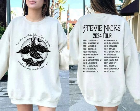 Vintage Stevie Nicks Tour 2024 Shirt, Stevie Nicks Sweatshirt