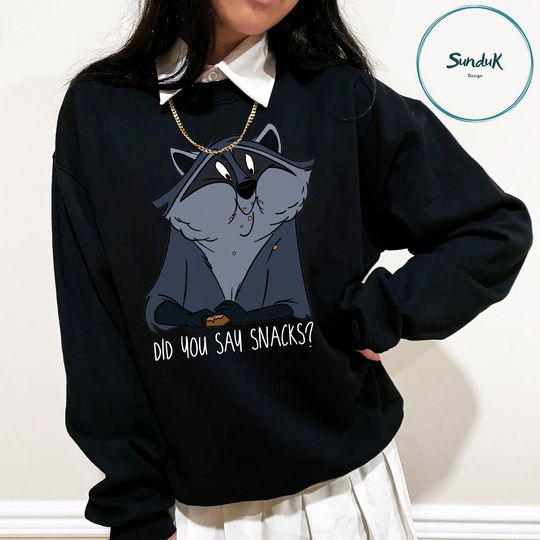 Disney Pocahontas Hungry Raccoon Sweatshirt