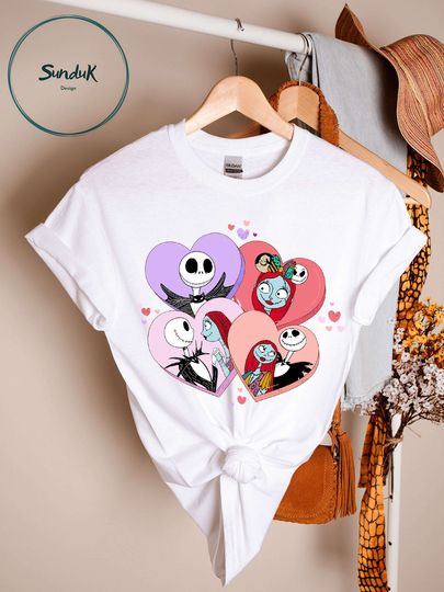 Disney Jack and Sally Valentine's Day Sweatshirt