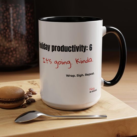 Funny Christmas Mug: TikTok 6 7 Trend, Sarcastic Holiday Coffee Cup