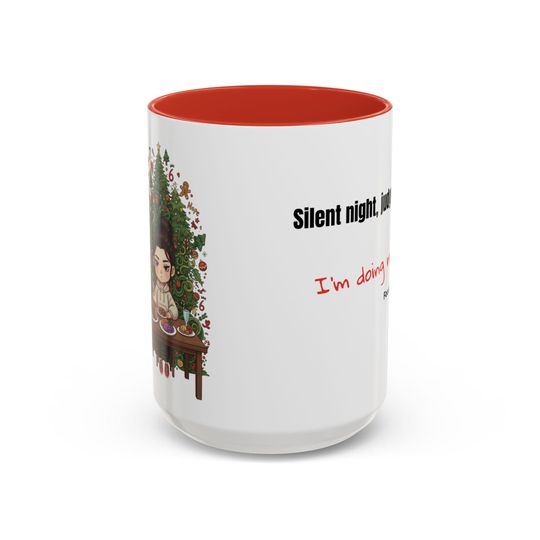 Sarcastic Christmas Coffee Mug: TikTok Trend Holiday Vibes