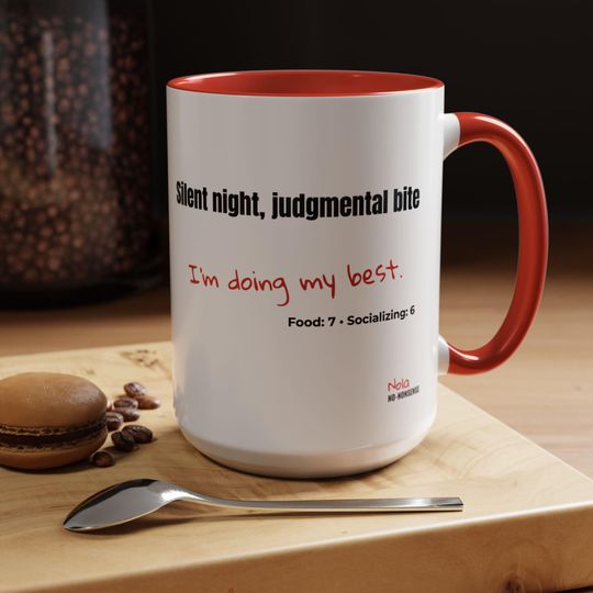Sarcastic Christmas Coffee Mug: TikTok Trend Holiday Vibes