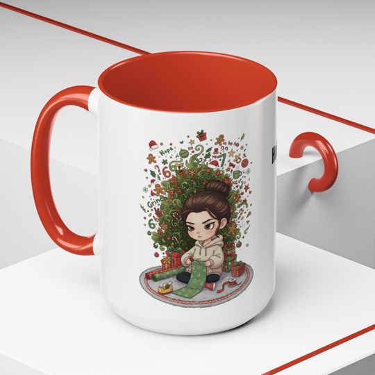 Funny Christmas Mug: TikTok 6 7 Trend, Sarcastic Holiday Coffee Cup