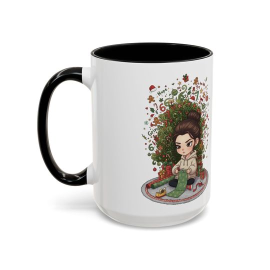 Funny Christmas Mug: TikTok 6 7 Trend, Sarcastic Holiday Coffee Cup