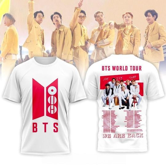 BTS World Tour 2026 T-Shirt, BTS Concert 2026 Shirt, Bangtan Comeback 2026 Shirt, Army Concert Gift, BTS Merch, Army Fan Shirt, Bts Shirt