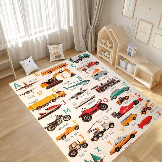 ABC transportation Rug