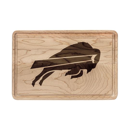 Buffalo Bills Logo Cutting Board | Wooden Cutting Board